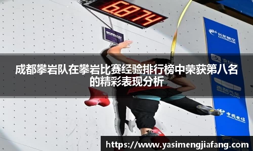 成都攀岩队在攀岩比赛经验排行榜中荣获第八名的精彩表现分析